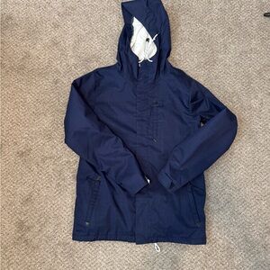 Men's Navy Hooded Jacket